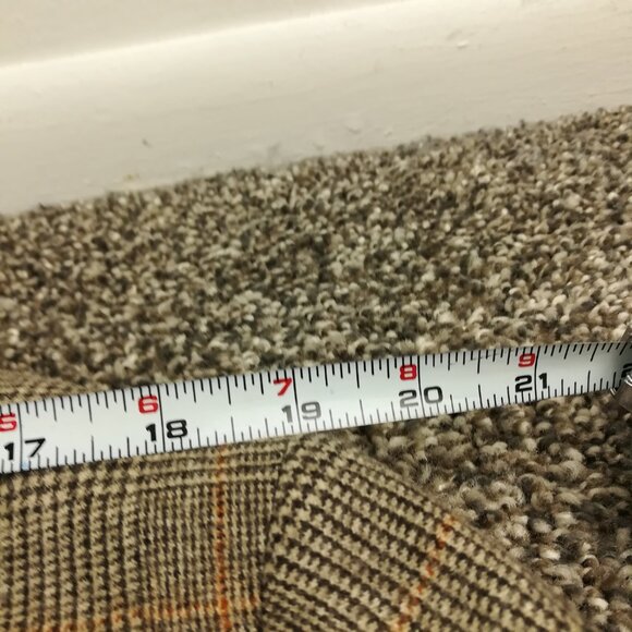 NWOT Alfred Dunhill Suit Wool Cashmere Glen Plaid Beige Brown 38R 30W Italy Made - Picture 11 of 14